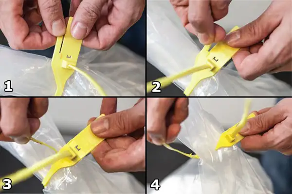 Postal packing seal